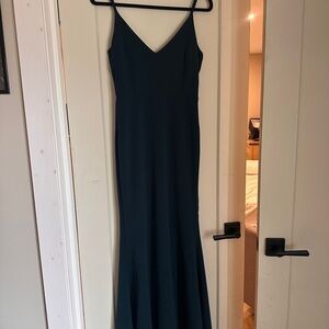 Elegant Green Evening Gown